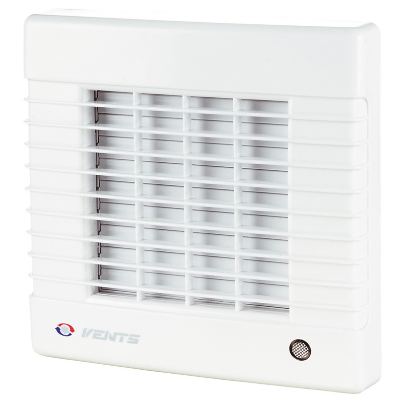 Ventilator diam 125mm jaluzele automate, turbo