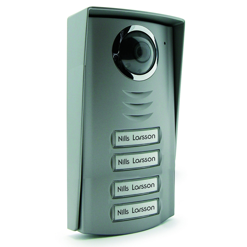 Post exterior cu camera si 4 taste pentru videointerfon Avidsen