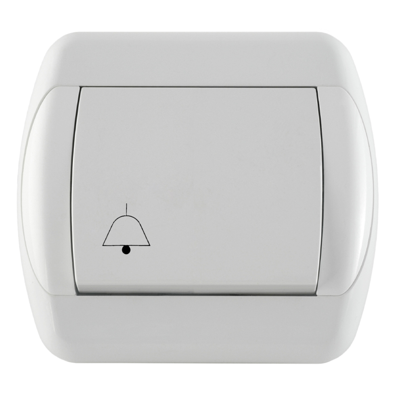 Royal Alb Buton pentru sonerie