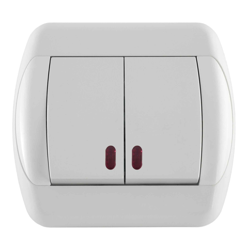 Royal Alb Comutator cu led