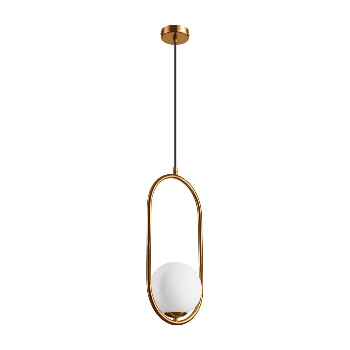 Pendul AMBER alama LED 1X5W G9, sticla - 47478