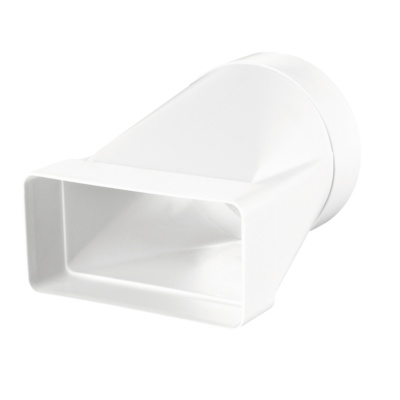 Conector rectangular 60x120 la rotund diam 100mm