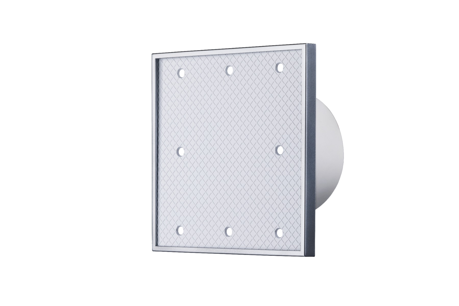 Ventilator diam 100mm placa frontala insertie de faianta, clapeta antiretur, 169mc/h 