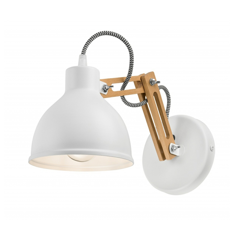 Aplica MARCELLO alb 1x60W E27, metal