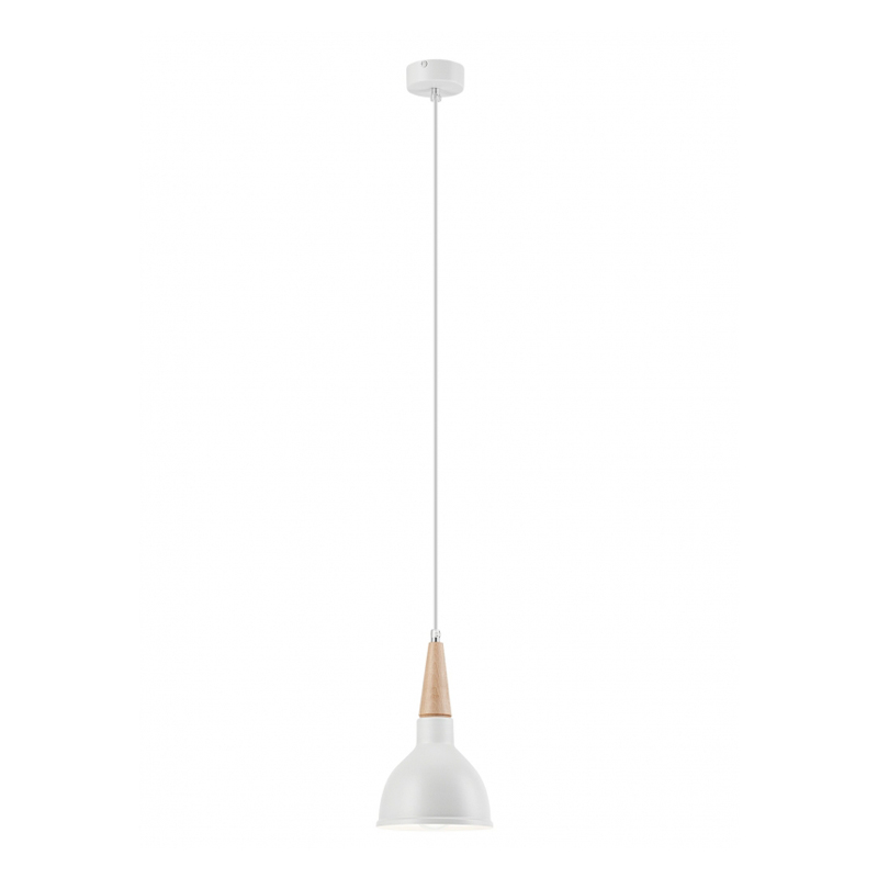 Pendul FRANCESCA alb 1x60W E27, metal