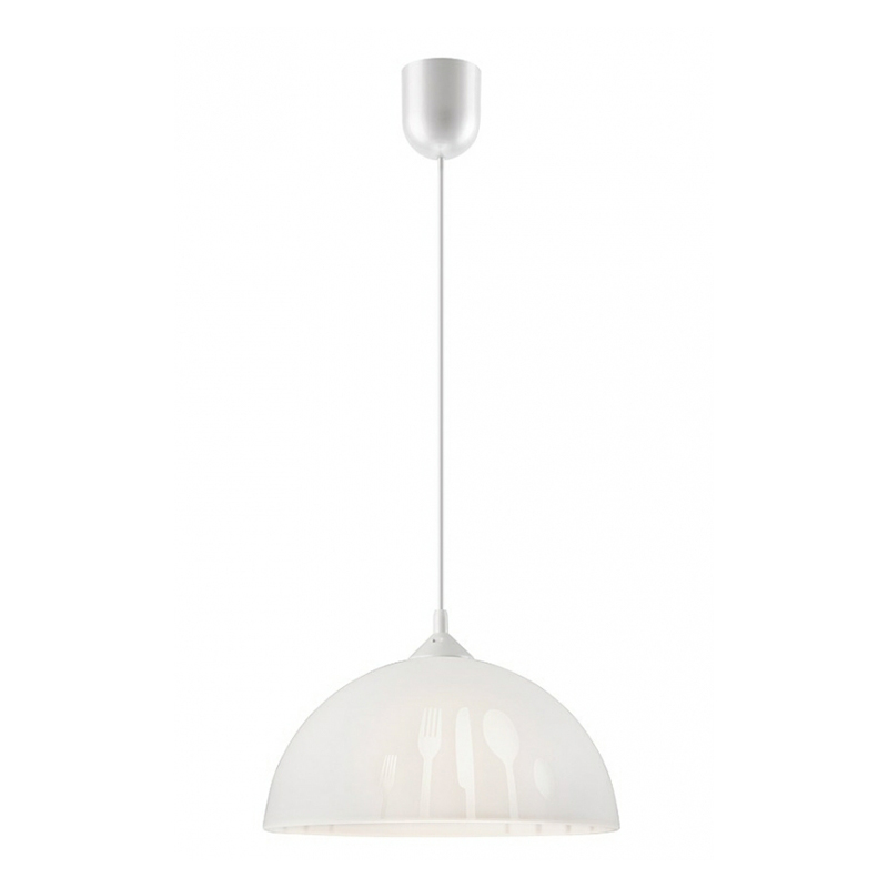 Pendul APETITE alb 1x60W E27, sticla