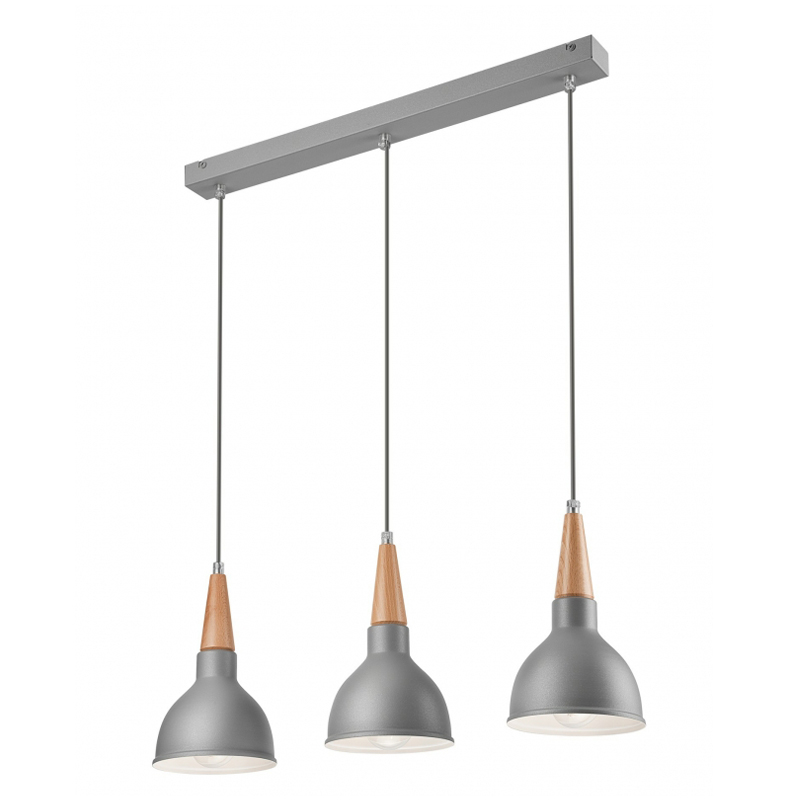 Lustra FRANCESCA argintiu 3x60W E27, metal