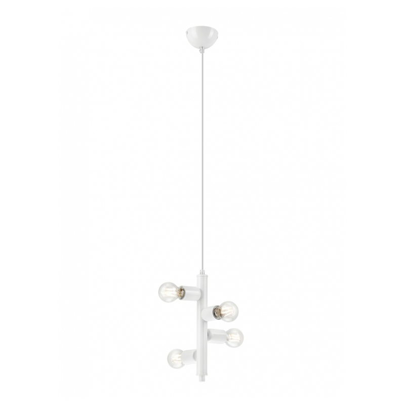 Lustra LINDA alb 4x60W E27, metal