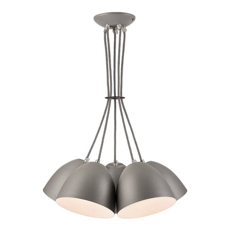 Lustra LIVIA argintiu 5x60W E27, metal