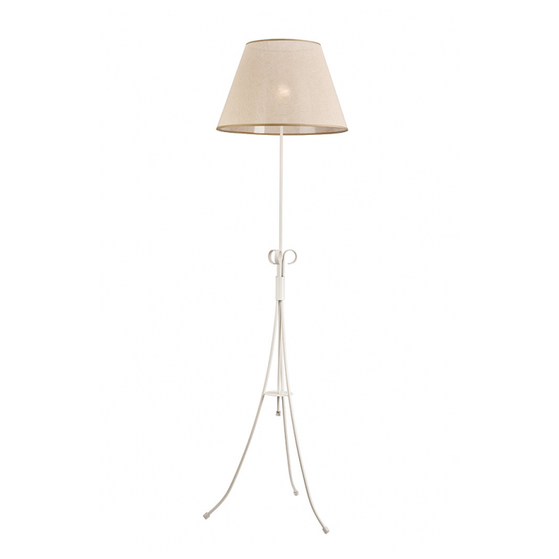 Lampadar LORENZO alb 1x60W E27, textil