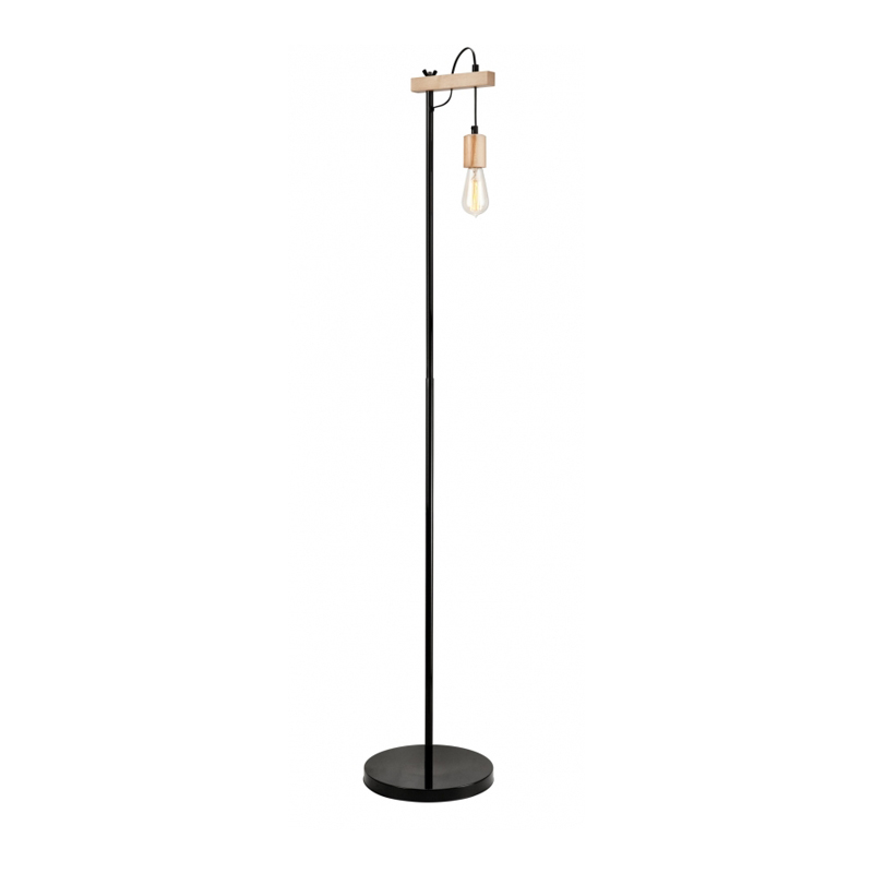 Lampadar LEON natur 1x60W E27, lemn