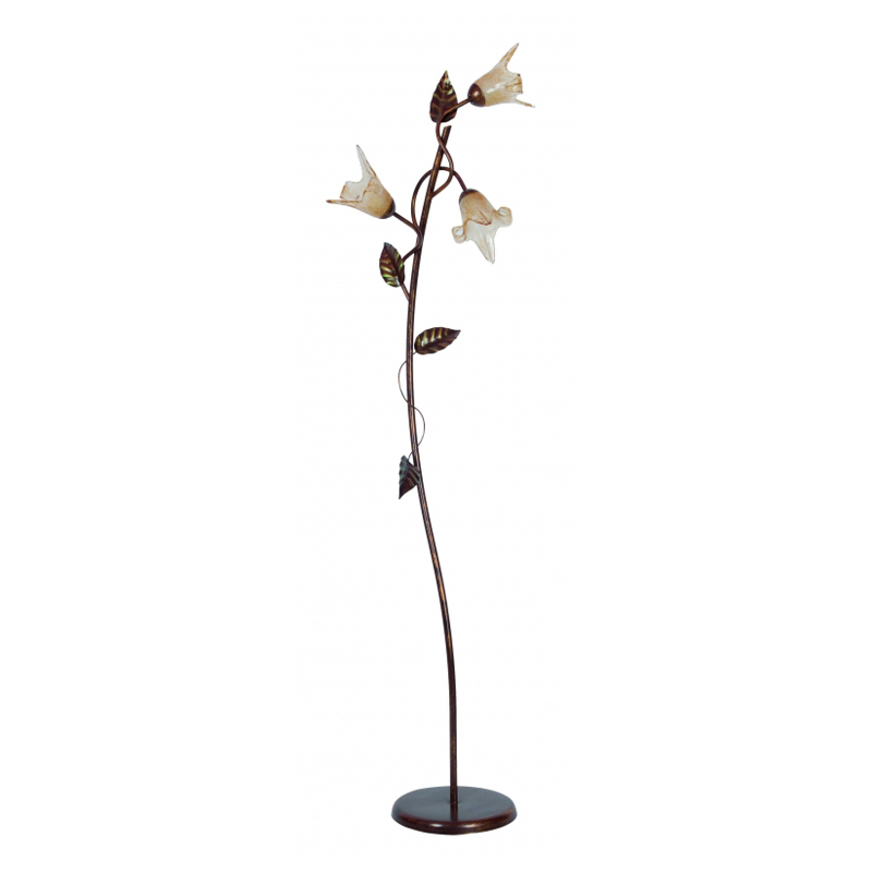 Lampadar ANIA maro 3x40W E14, sticla