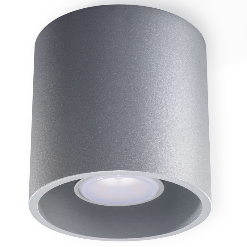 Plafoniera ORBIS gri 1x40W GU10, aluminiu