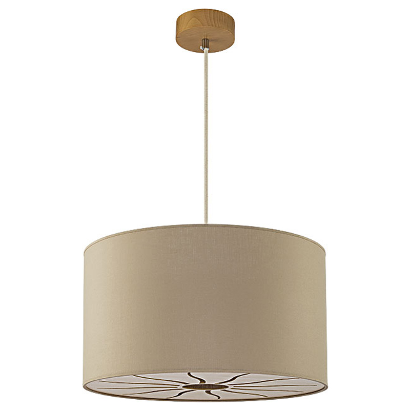 Pendul Country 1x40W E27, textil 7246