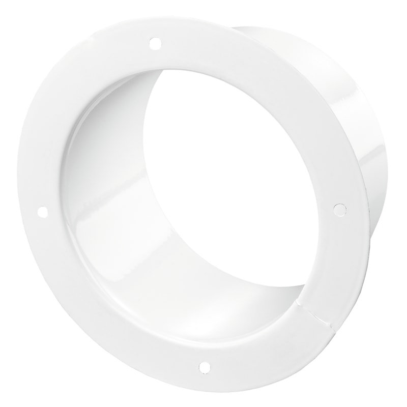 Flansa metalica fi 125mm- vopsite alb
