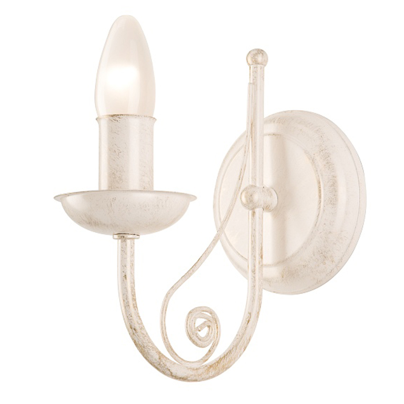 Aplica Donato alb 1x40W E14, metal