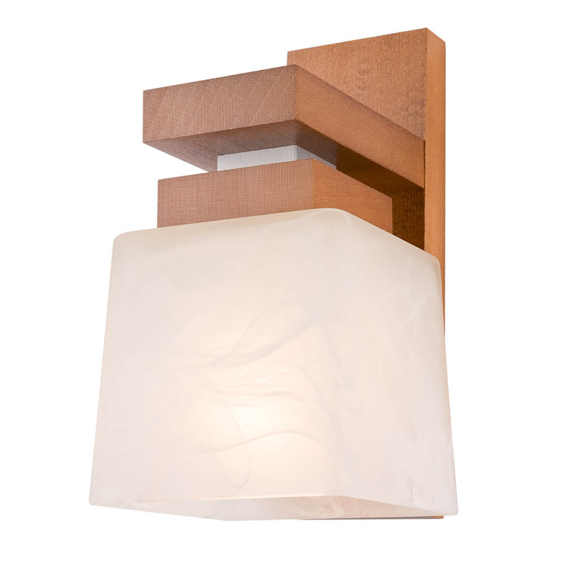 Aplica Kubus rustic 1x60W E27, sticla
