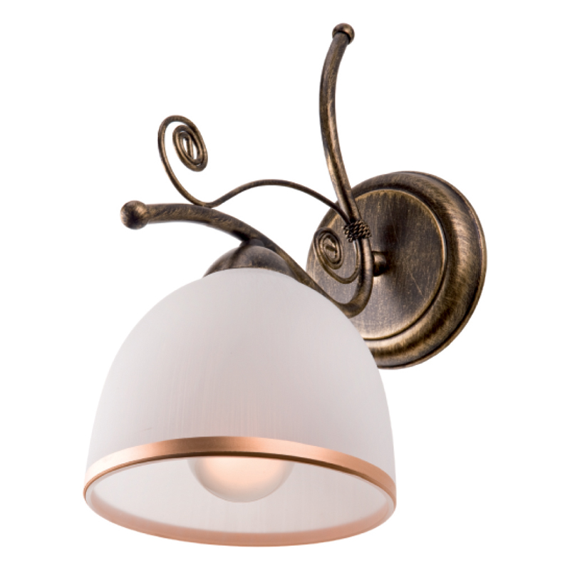 Aplica RETRO II negru vechi 1x60W E27, sticla