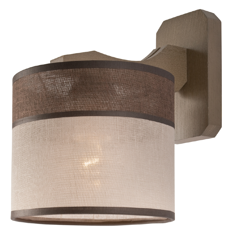 Aplica Andrea sonoma 1x60W E27, textil