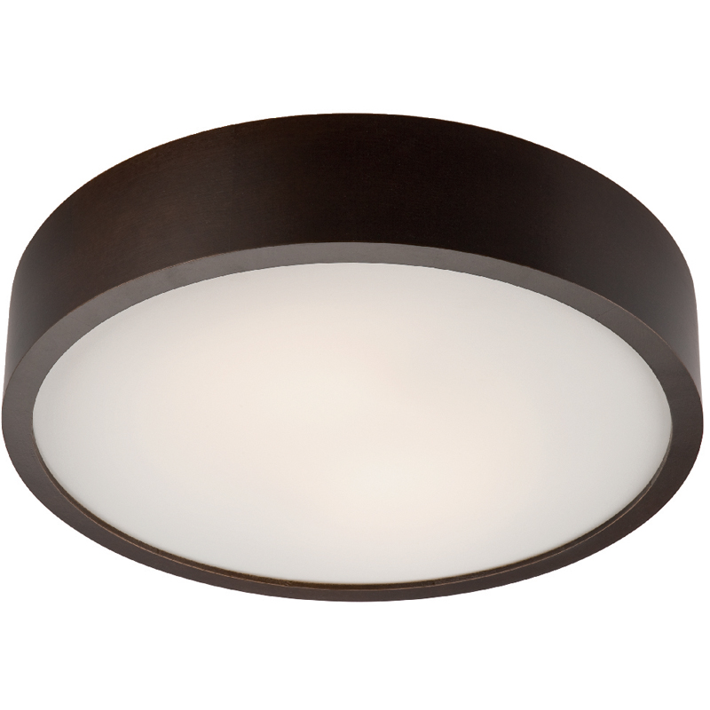 Plafoniera EVELINE pin wenge 2x60W E27, sticla