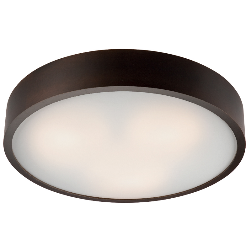 Plafoniera EVELINE pin wenge 3x60W, E27, sticla