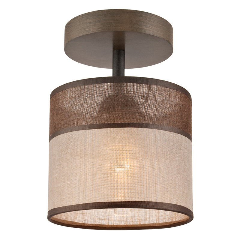 Plafoniera Andrea sonoma 1x60W E27, textil