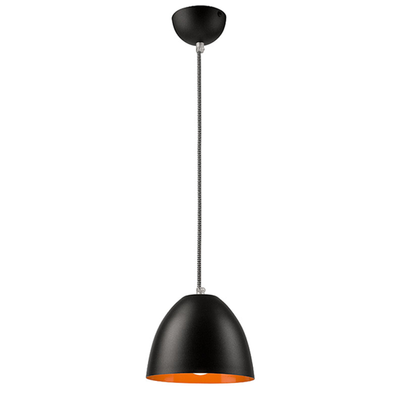 Suspensie Livia negru 1x60W E27, metal