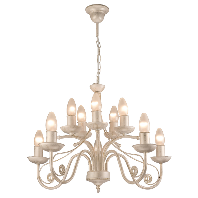 Lustra Donato alb 10x40W E14, metal