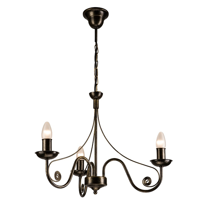 Lustra Donato negru 3x40W E14, metal