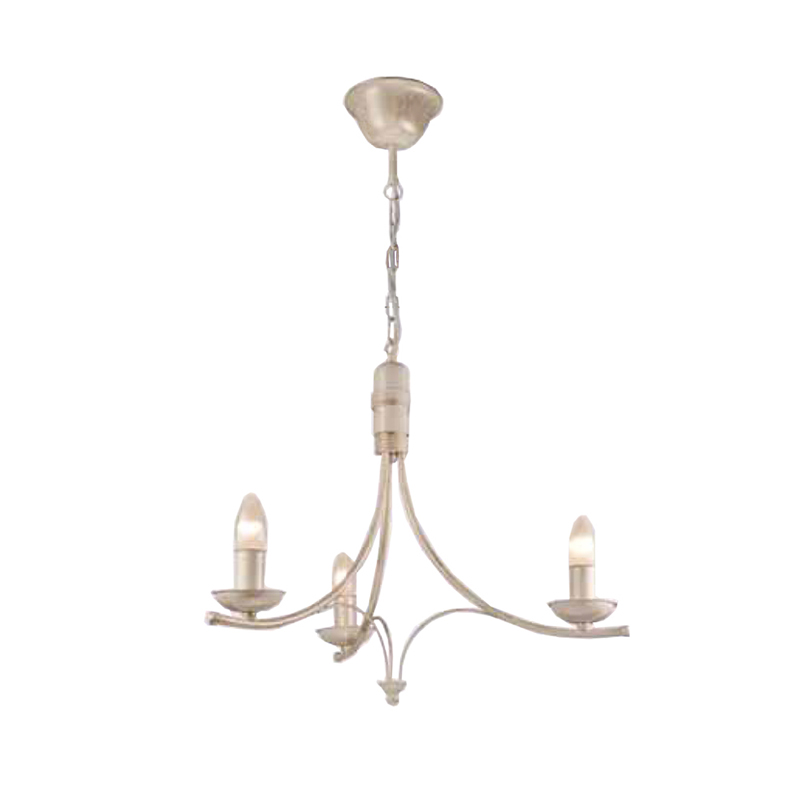 Lustra Luca alb 3x40W E14, metal