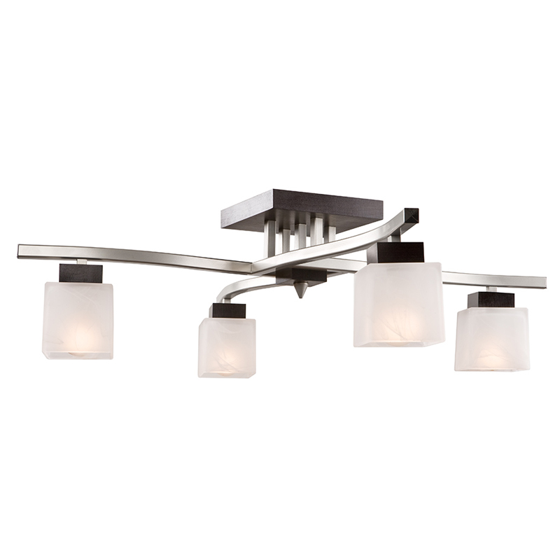 Lustra Dana wenge 4x40W E14, sticla
