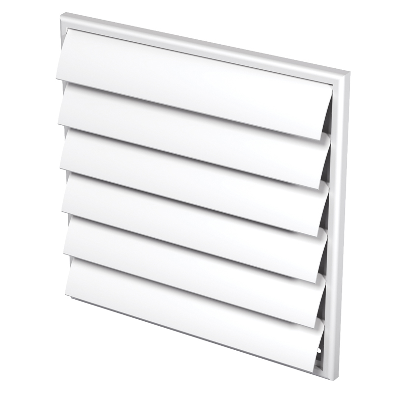 Grila cu jaluzele gravitationale 250x250 mm