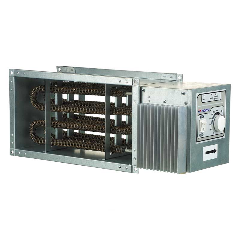 VENTS Baterie de incalzire electrica 500x300mm, 15kw, 380V, cu termostat, fara senzor de temperatura