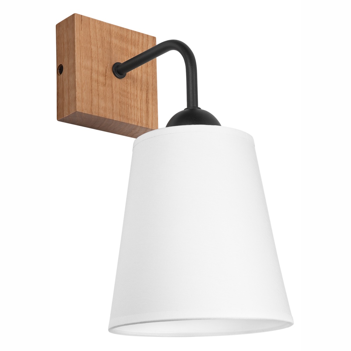 Aplica LULA alb 1x60W E27, textil
