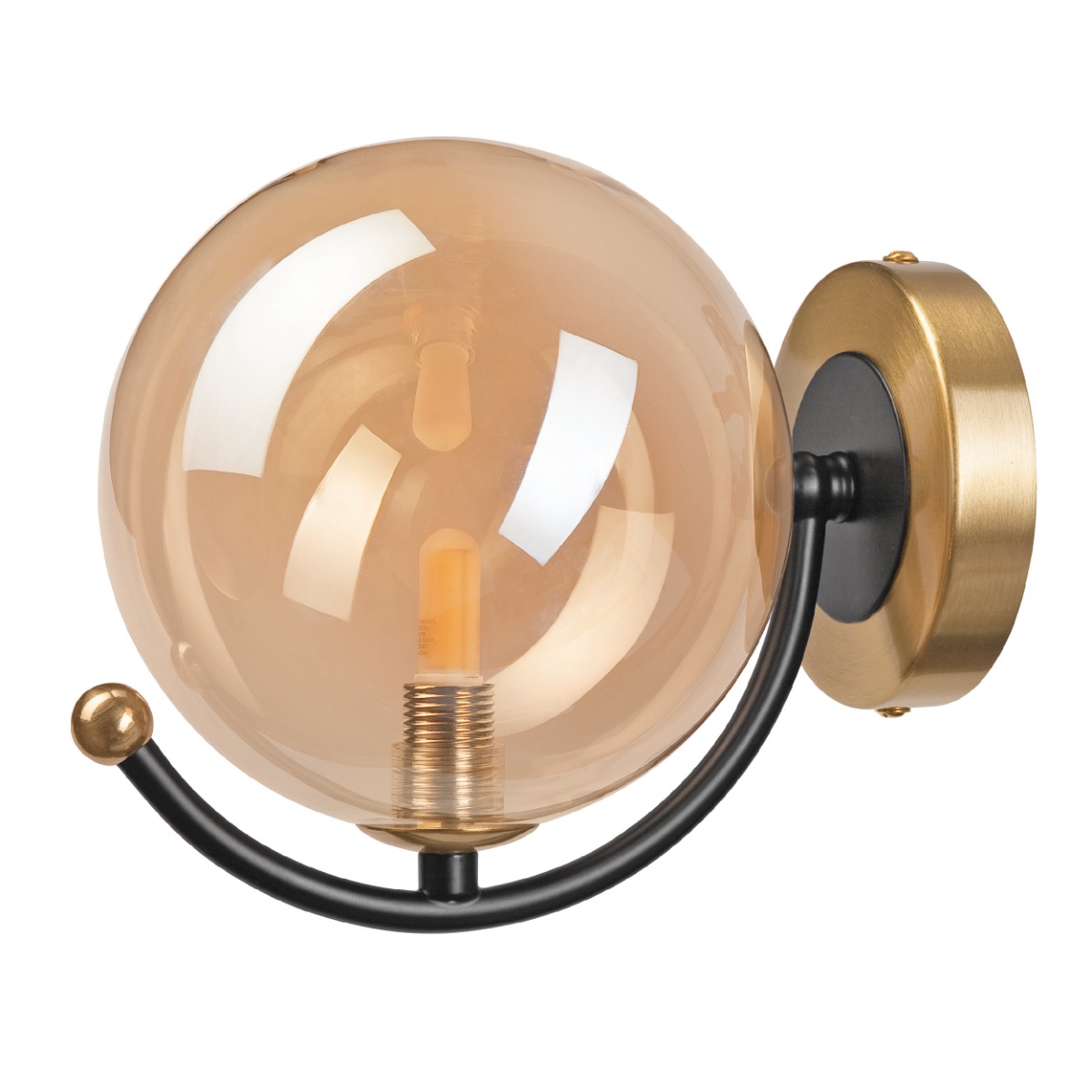 Aplica GEORGIA auriu LED 1x5W G9, sticla