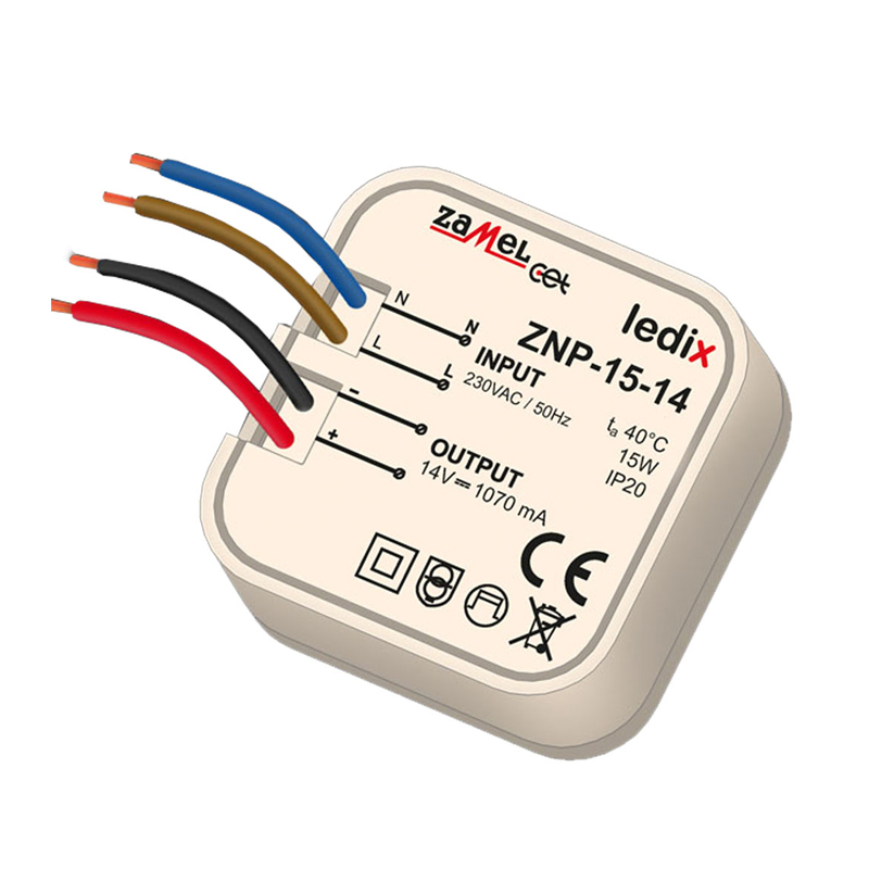Alimentator Ledix 15W, 14V, IP20